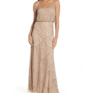 Adrianna Papell Beaded Blouson Dress